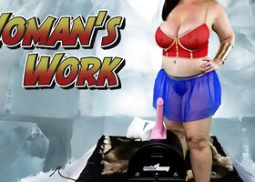 Busty Mature Woman With a Hairy Pussy Puts Her Toys to Work Until She Squirts