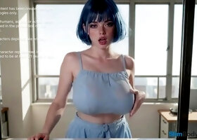 Rock hard fuckin' of a blue-haired bi-atch (AI)