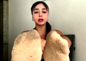 Exotic brunette hardcore foot fetish fuck