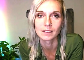 Busty blonde mature solo masturbation for webcam