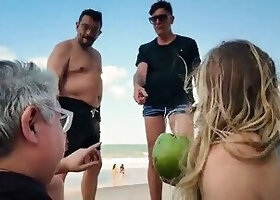 I'm going to get him a coconut, and she ends up naked in the sea with El Nono With Keila Bassi