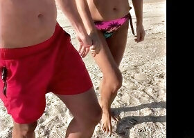 Hardcore Milf Takes Guys Thong in Public Creampie