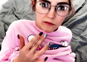 Hot sexy teen blowjob and fucking hard doggystyle