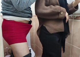 Sex in a public restroom
