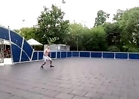 Jared Shaw cumming like Ronaldo