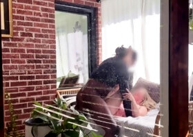 Amateur brunette fucked hardcore