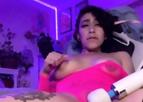 Beautiful Sonya having a horny solo toy masturbation