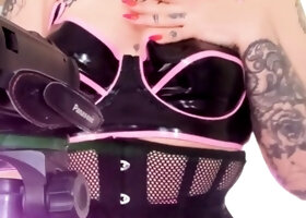 Wild Girl Brunette Solo Masturbation