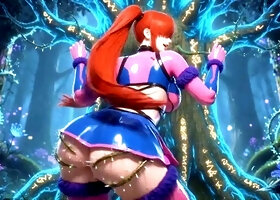 From behind, moistest